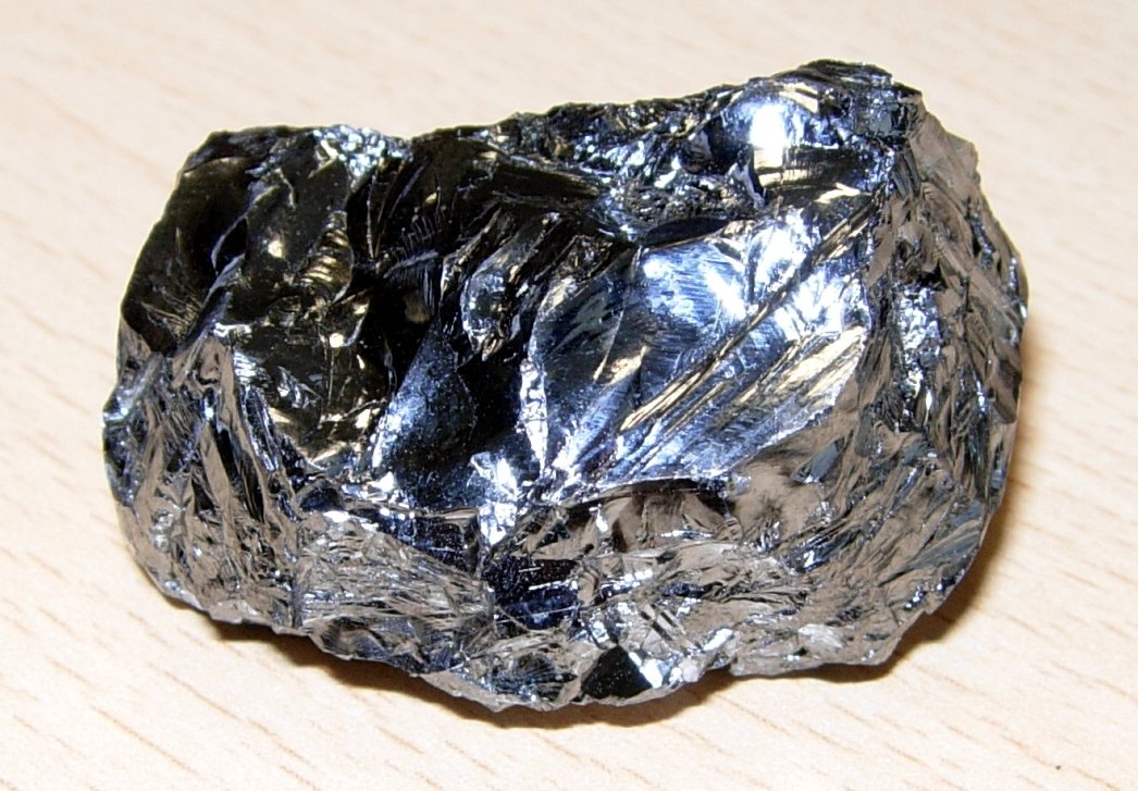 A piece of purified silicon